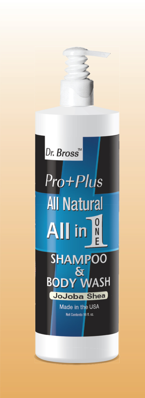 PRO+PLUS MEN'S ALL NATURAL ALL IN ONE SHAMPOO & BODY WASH